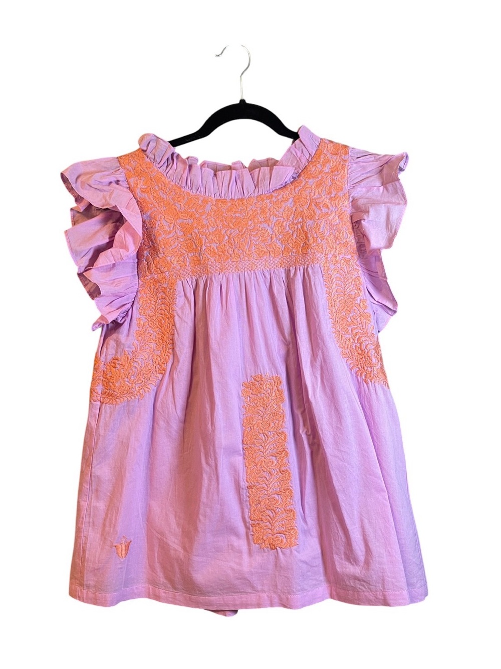 J Marie Embroidered Lincoln Top